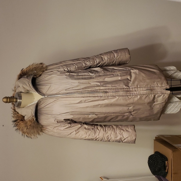 Helmut Lang Padded Jacket w Fur Trimmed Hood - Picture 2 of 15
